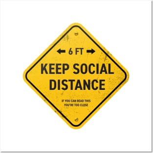 Keep social distance 6ft – Coronavirus COVID-19 Design Posters and Art